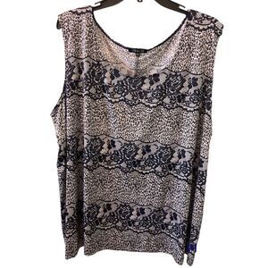VIICKI VI Shell/Tank Top Size 2X